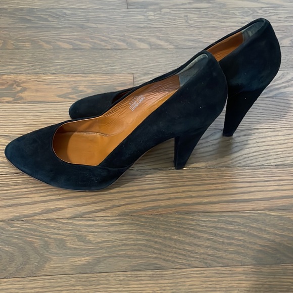 Madewell Black suede heels - Picture 3 of 4
